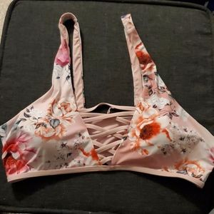 Pink Floral Bikini Set!